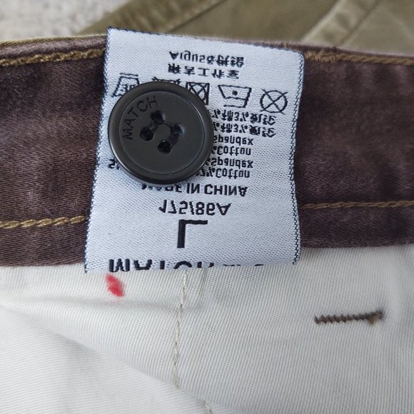 Matchstick olive green pants - Picture 6 of 6